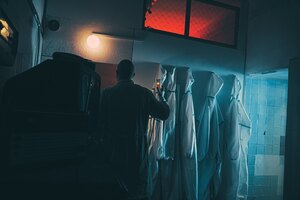 Фотография перформанса Ночное дежурство от компании Достоевский (Фото 2)